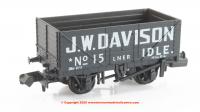 NR7021P Peco 7 Plank Open Wagon - No 15 J W Davison Ldle LNER